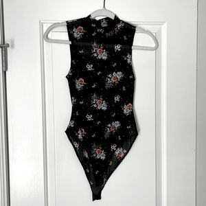 NEW Floral mesh bodysuit